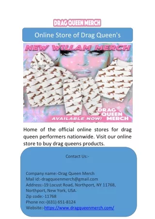 online store of drag queen s