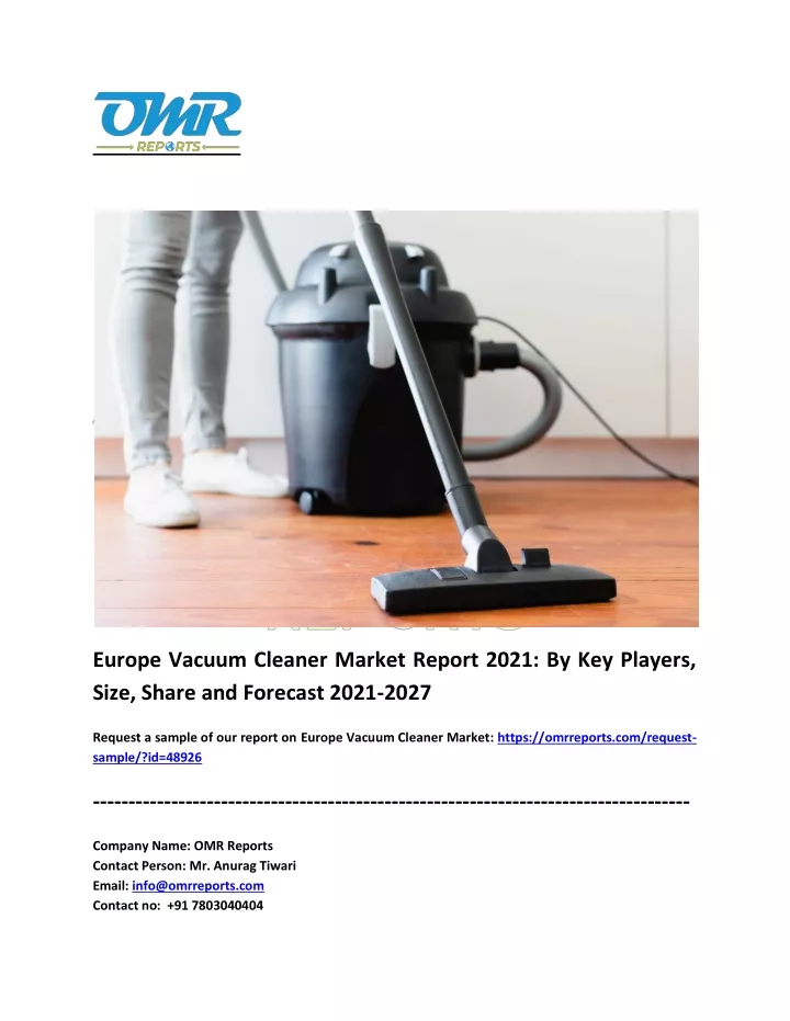 europe vacuum cleaner market report 2021