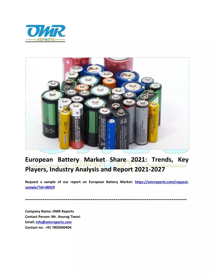 european battery market share 2021 trends