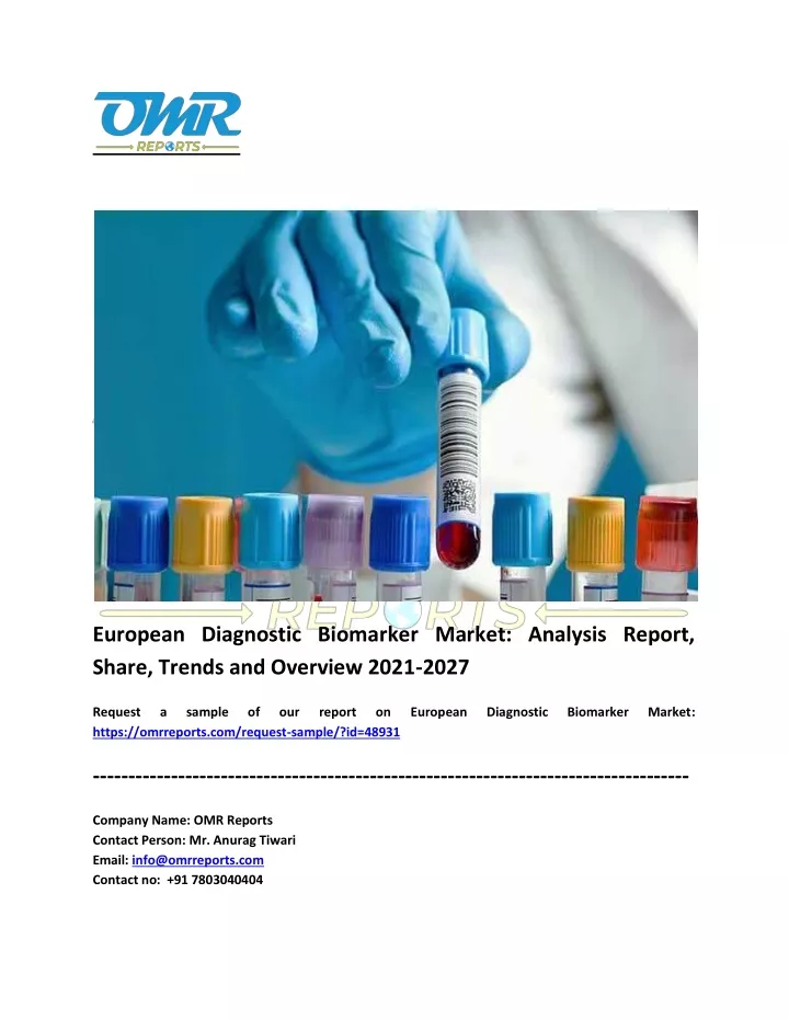 european diagnostic biomarker market analysis
