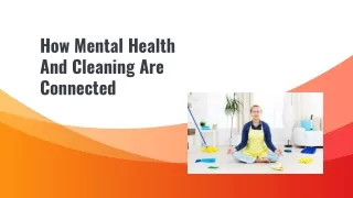 How Mental Health And Cleaning Are Connected