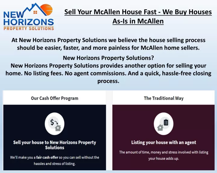 sell your mcallen house fast we buy houses
