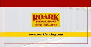 Best quality wood Fence Kentucky at Roark Fencing