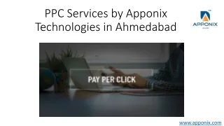 ppc services by apponix technologies in ahemadabad