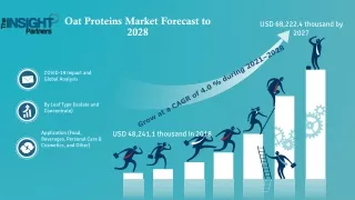 Oat Proteins Market is expected to grow at a CAGR of 4.0% during 2028
