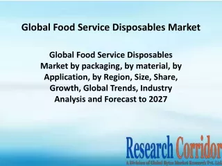 global food service disposables market