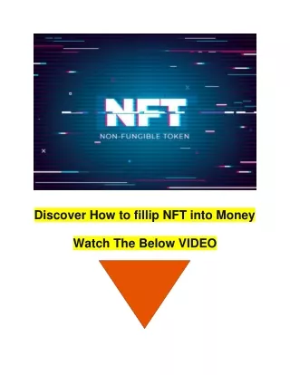 Discover How to fillip NFT into Money - Software and Strategy By Jono Armstrong