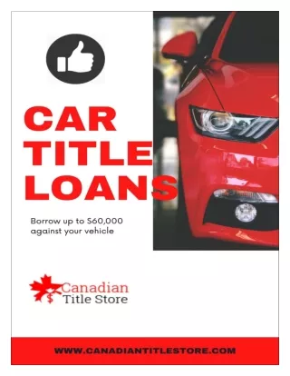 Car Title Loans Edmonton can help you get cash fast