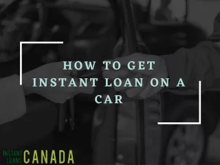 How To Get Instant Cash On A Car