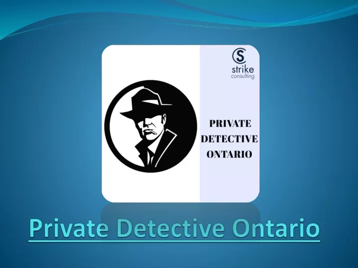 private detective ontario