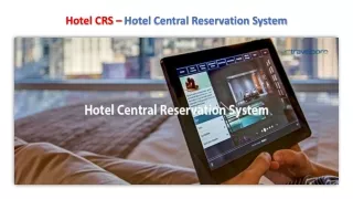 Hotel Central Reservation System - Travelopro