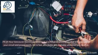 Best electrician services in Vancouver | PR Electric