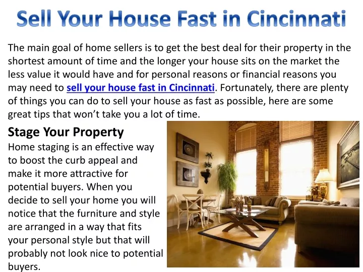 sell your house fast in cincinnati