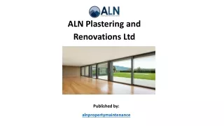 ALN Plastering and Renovations Ltd