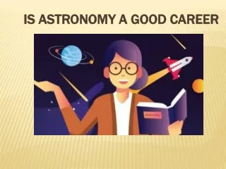 is astronomy a good career