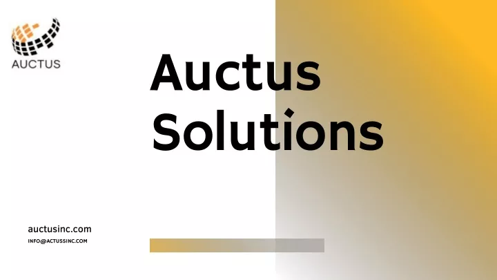 auctus solutions