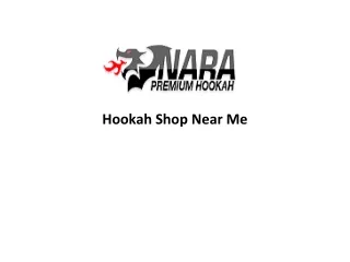 Hookah Shop Near Me