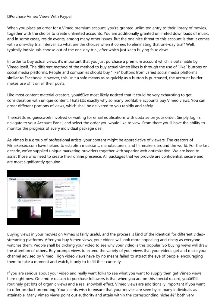 PPT - 25 Surprising Facts About buy vimeo view PowerPoint Presentation ...