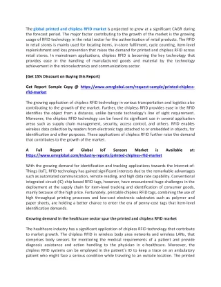 the global printed and chipless rfid market