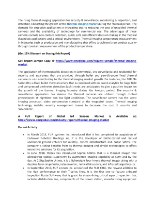 the rising thermal imaging application