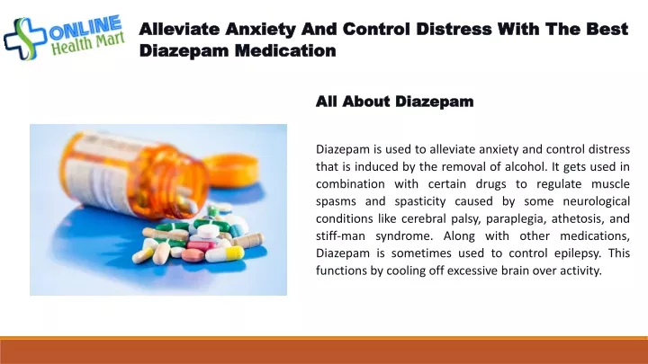 alleviate anxiety and control distress with