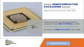 Semiconductor Packaging Market is expected to grow at the high CAGR to 2030