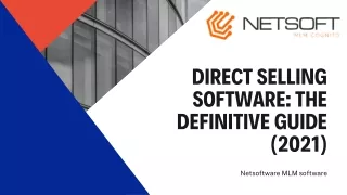 DIRECT SELLING SOFTWARE THE DEFINITIVE GUIDE (2021)