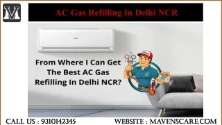 From Where I Can Get The Best AC Gas Refilling In Delhi NCR?
