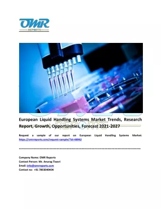 european liquid handling systems market trends