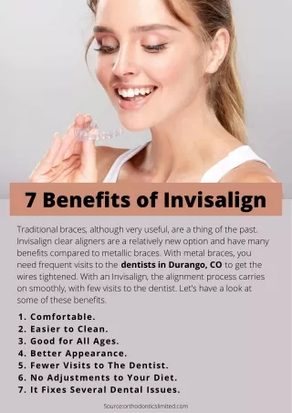 7 Benefits of Invisalign