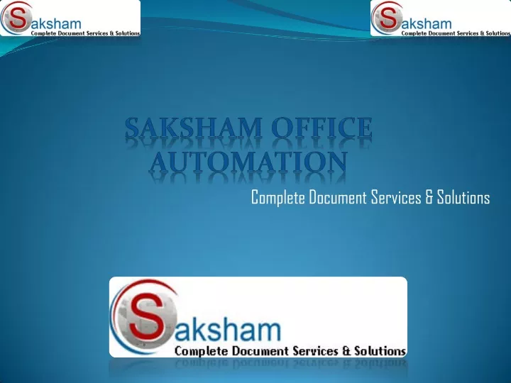 complete document services solutions