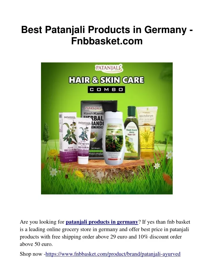 best patanjali products in germany fnbbasket com