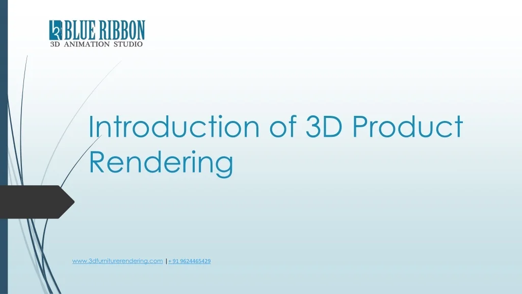 PPT - Introduction of 3D Product Rendering PowerPoint Presentation ...
