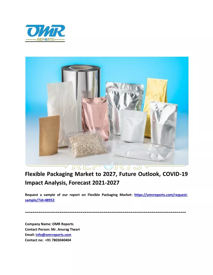 flexible packaging market to 2027 future outlook