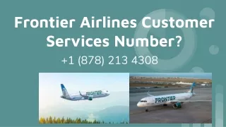 frontier airlines customer services number