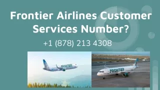 frontier airlines customer services number
