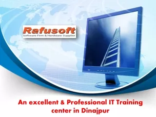 an excellent professional it training center