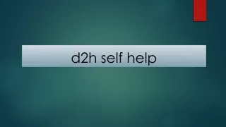 DTH Self help
