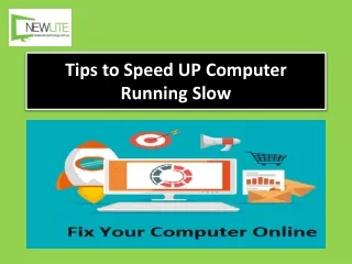 Tips to Speed UP Computer Running Slow