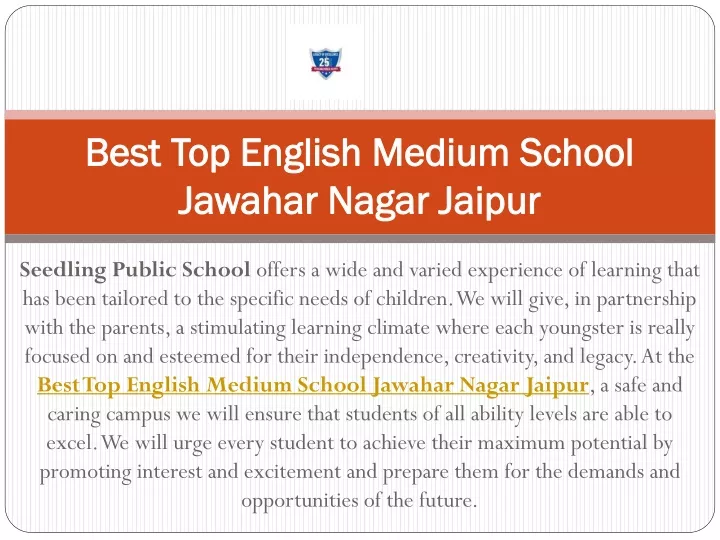 best top english medium school jawahar nagar jaipur