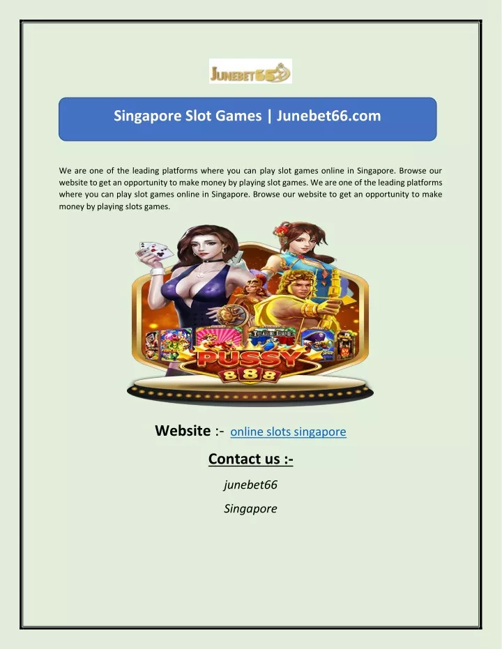 singapore slot games junebet66 com
