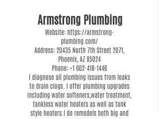 Armstrong Plumbing