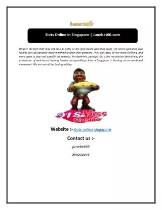slots online in singapore junebet66 com