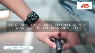 Automotive Locksmith