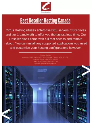 best reseller hosting canada