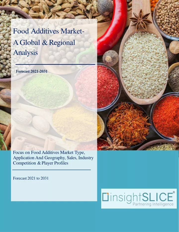 food additives market