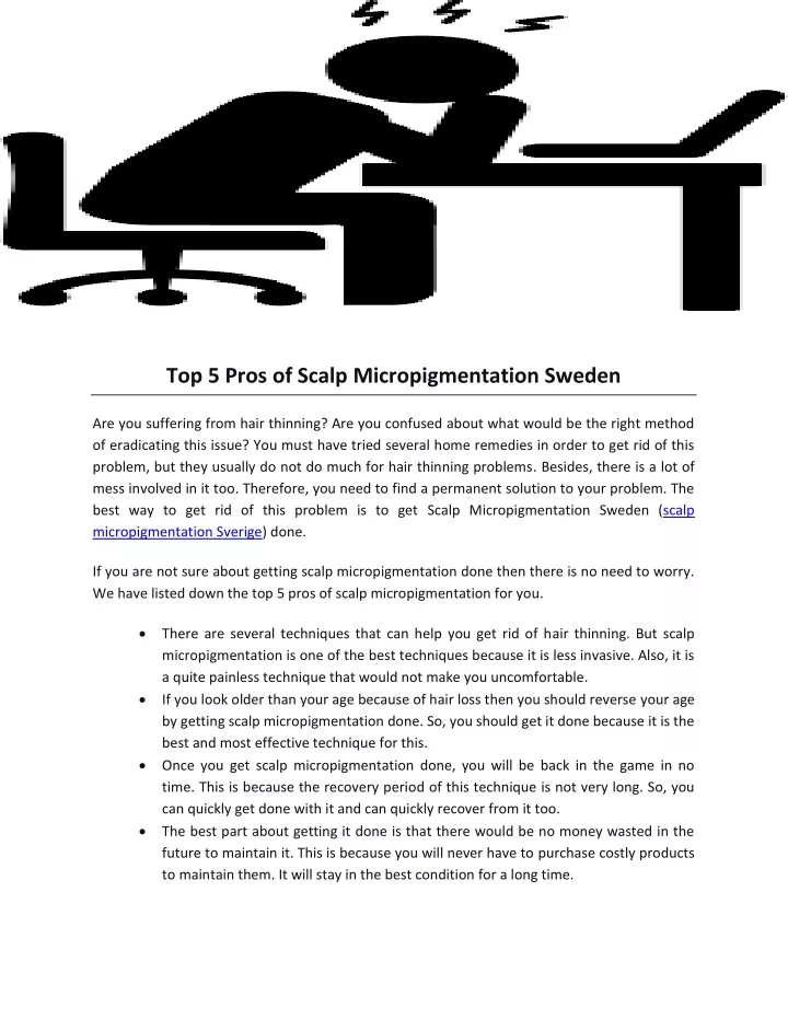 top 5 pros of scalp micropigmentation sweden