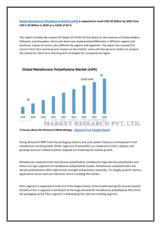 global metallocene polyethylene market