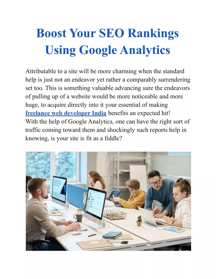 boost your seo rankings using google analytics