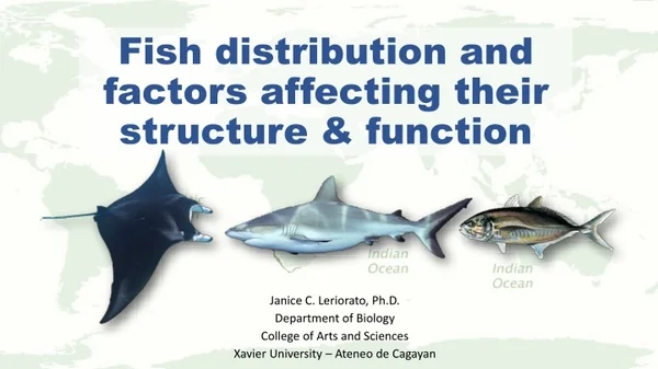 fish distribution and factors affecting their